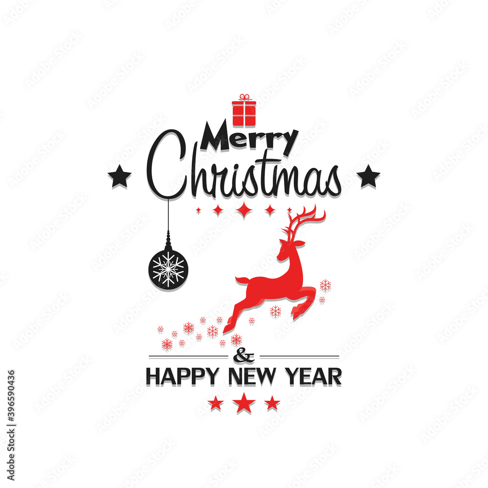 Merry christmas and happy new year. Design pattern for vintage badge, label, logo, emblem, greeting card, banner, flyer. Christmas calligraphic design elements and page decoration. Vector illustration Merry christmas and happy new year. Design pattern for vintage badge, label, logo, emblem, greeting card, banner, flyer. Christmas calligraphic design elements and page decoration. Vector illustration