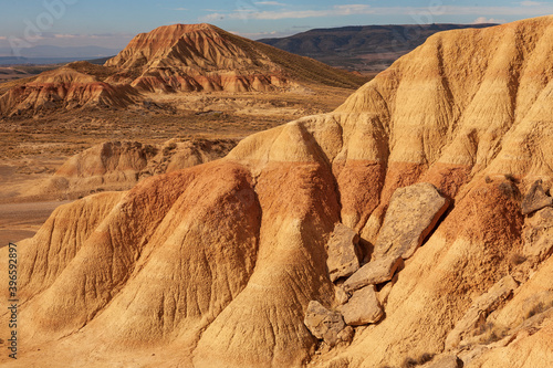 Spanische Landschaft Las Bardenas Reales