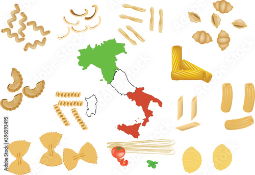 Italian durum wheat paste