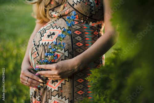 pregnant girl holding ultrasound  pregnant girl