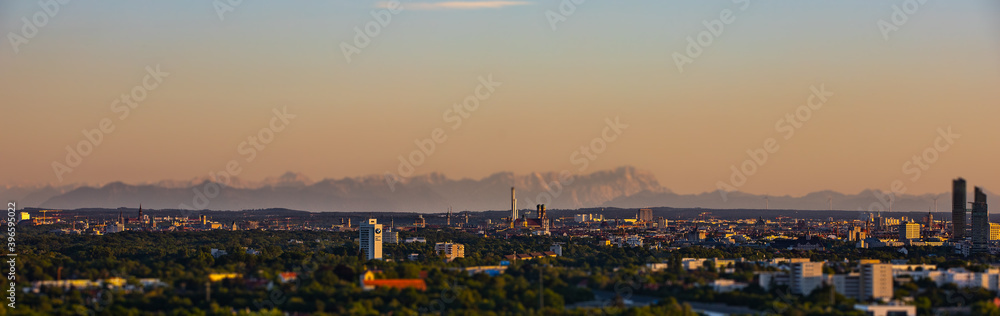 Obraz premium Alpenpanorama München