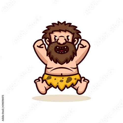 Cute ancient caveman neanderthal costume