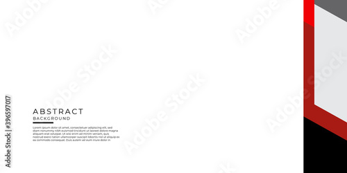 Template corporate concept red black grey and white contrast background. 