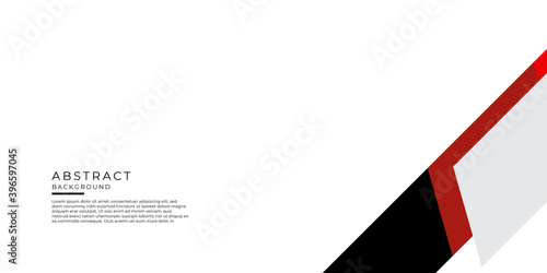 Red, black and grey geometric tech abstract background