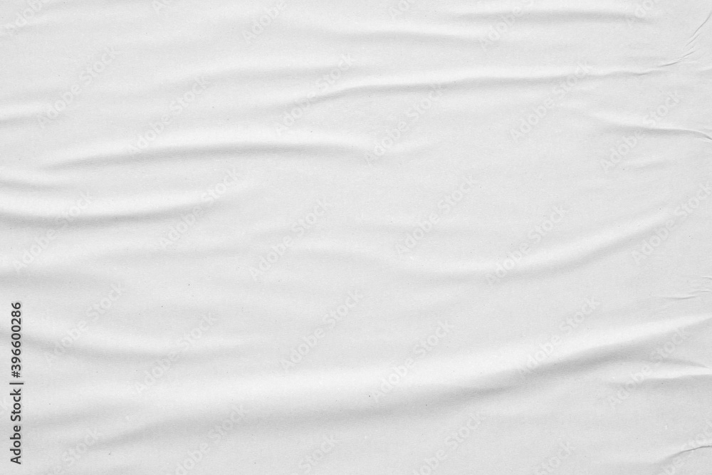 Blank white crumpled and creased paper poster texture background Blank white crumpled and creased paper poster texture background