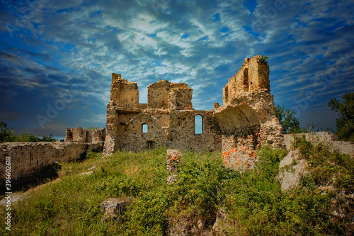 Ruins of an ancient medieval castle.