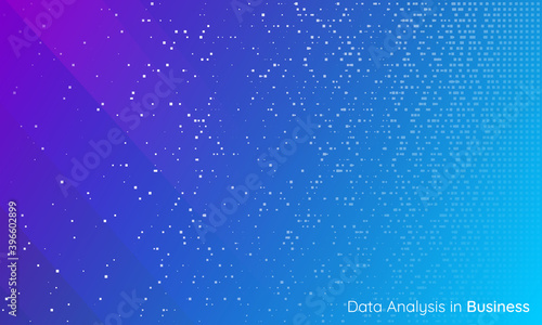 Business and technology background. Big data sorting. Chaos to order. Predictive analytics. Smart system. Artificial intelligence.