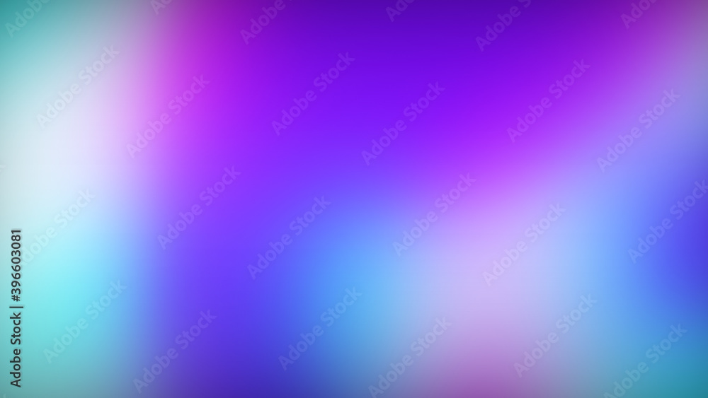 Obraz premium Modern blurry colorful hologram gradient background wallpaper