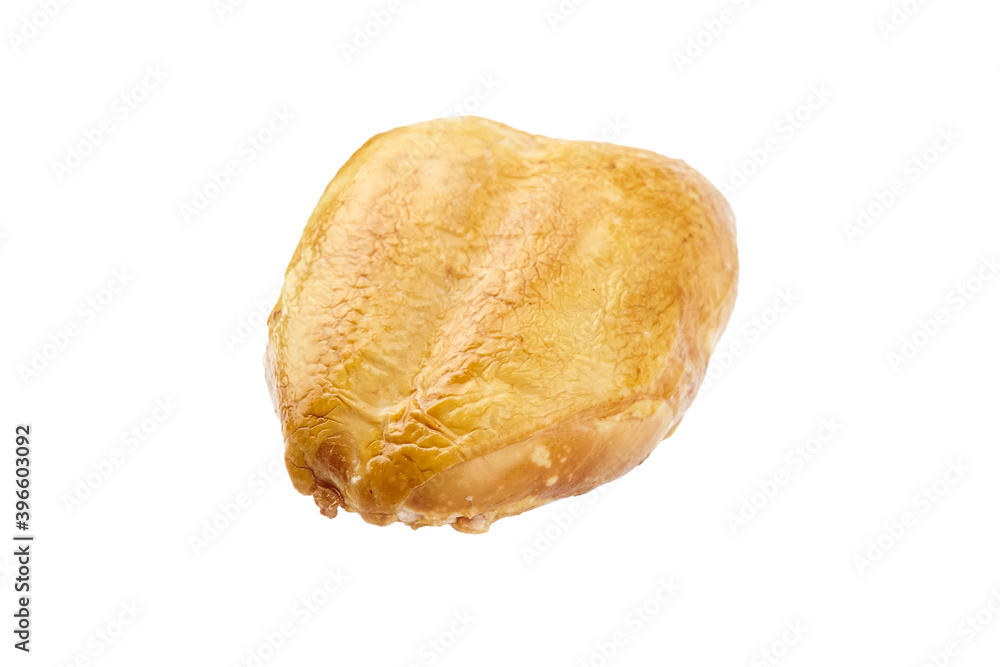 smoked chicken breast isolated on white smoked chicken breast isolated on white