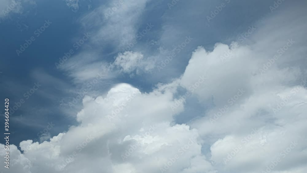 4K sky time lapse, clouds background. Cloud nature, timelapse of skyscrapers 4K sky time lapse, clouds background. Cloud nature, timelapse of skyscrapers