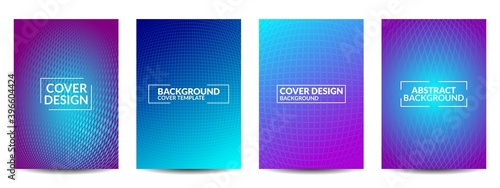Minimal covers design. Colorful shapes gradients. Future geometric patterns. Vector Illustration