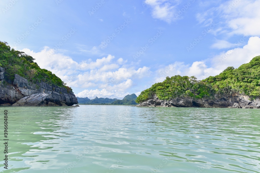 Obraz premium Nature Scenery of Ao Taled in Nakhon Si Thammarat Province