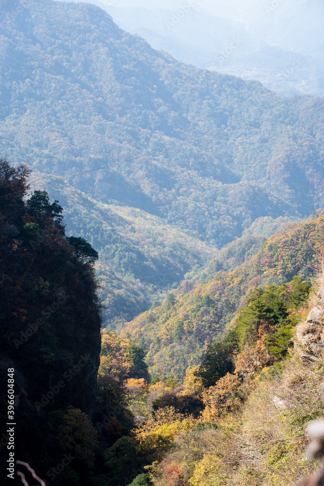 Beautiful landscape of Wudang Mountain at Wudang Mountain Beautiful landscape of Wudang Mountain at Wudang Mountain