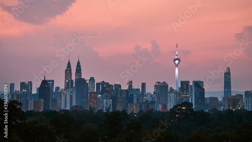 Photography city skyline Kuala Lumpur