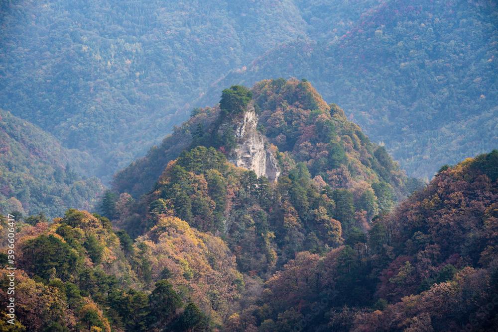 Beautiful landscape of Wudang Mountain at  Wudang Mountain