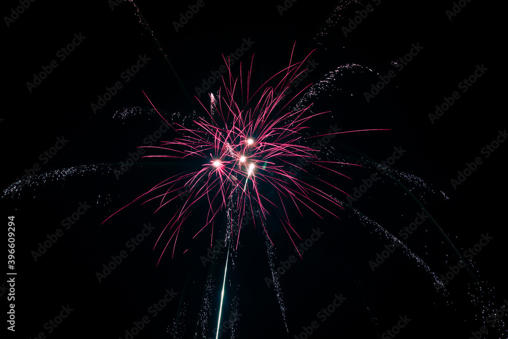 Fototapeta premium fireworks in the night sky