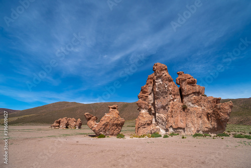 A camel rock formation in The Andean HIghlands, Bolivia