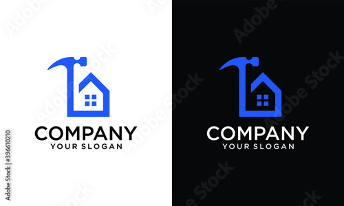 House Repairs Shop Logo Template