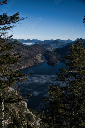Bergsee Panorama Walchensee