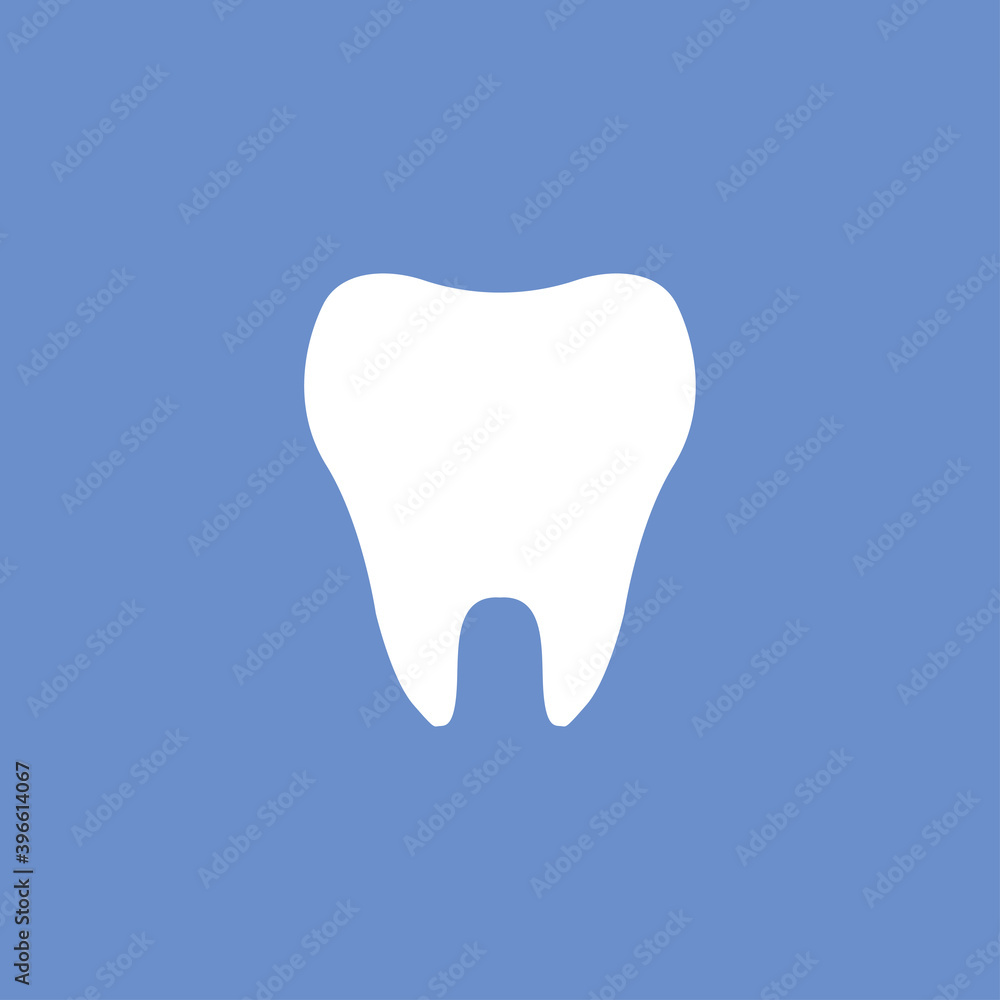 Tooth vector icon. Dentist symbol. Tooth vector icon. Dentist symbol.
