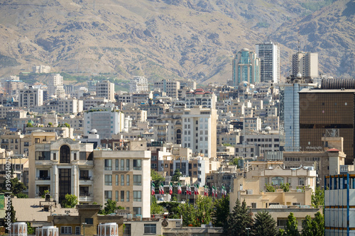 View of a part of Tehran city , capital of Iran