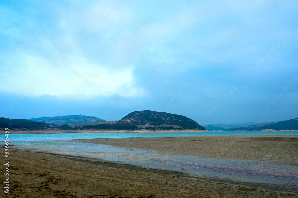 Guardialfiera Lake, Drought