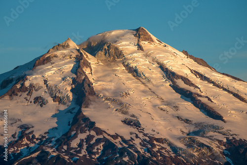 snow covered mount baker