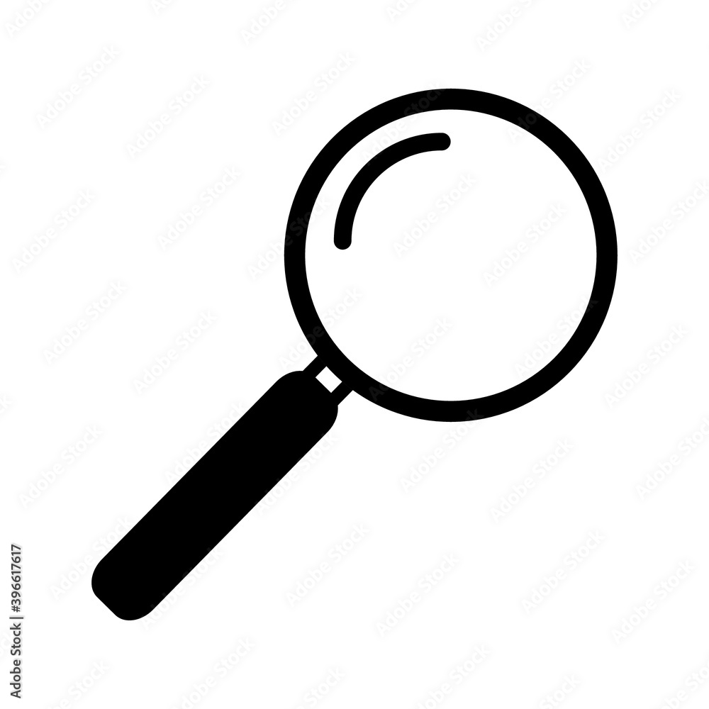 magnifying glass line icon, outline vector sign. magnifying glass line icon, outline vector sign.