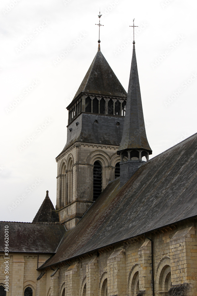 fontevraud abbey church in france