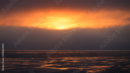 Sunset on the ocean  © FPLV