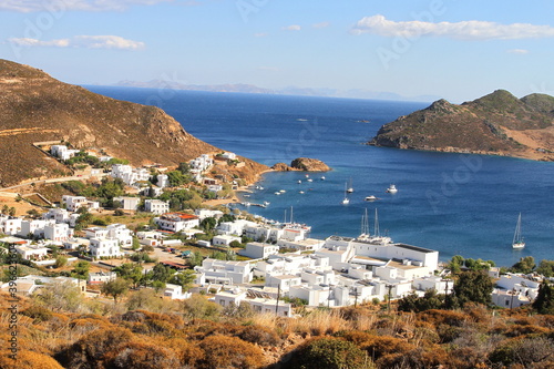 Greece. Aegean Islands. Patmos, View of Grikos photo