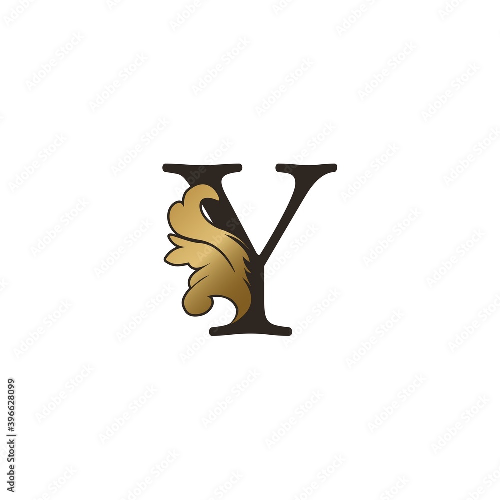 Monogram Y Letter Logo Luxury Swirl Ornate Ornament Vector Design Monogram Y Letter Logo Luxury Swirl Ornate Ornament Vector Design