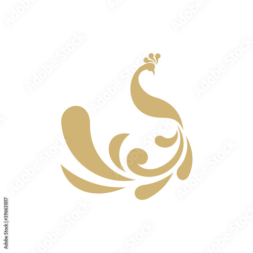 Peacock logo vector template, Creative Peacock logo design concepts, Illustration