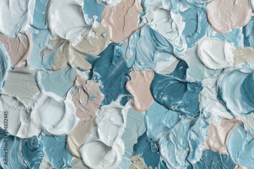 Wallpaper Mural Mixed paint splotches on white paper Torontodigital.ca