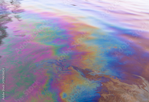 Valokuva Oil petrol water pollution