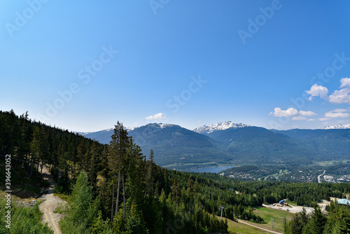 Coastal Mountains in British Columbia. Canada