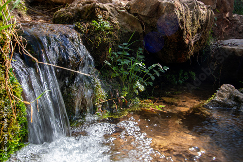 fresh river water flowing photo