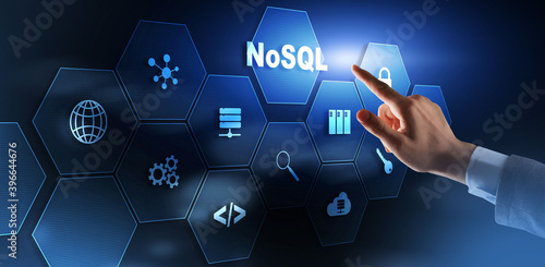Structured Query Language. Database Technology Concept. NoSQL.