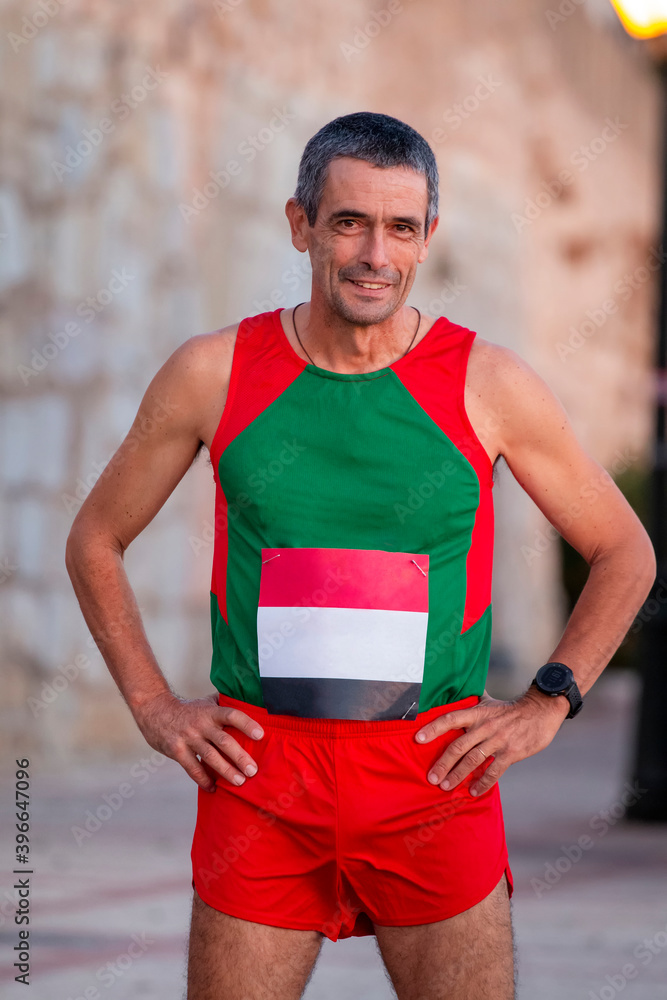 Fototapeta premium Portuguese runner man