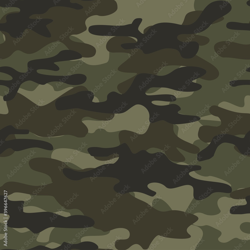 military camouflage print seamless vector pattern. green background .modern. military camouflage print seamless vector pattern. green background .modern.