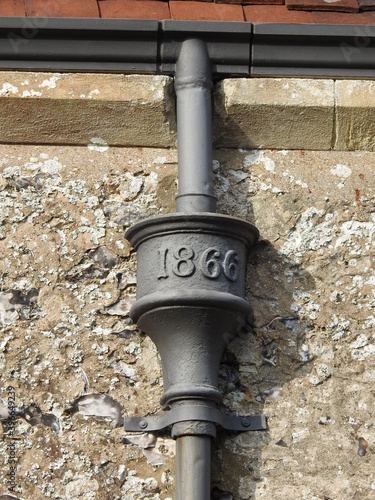 Black downpipe from 1866