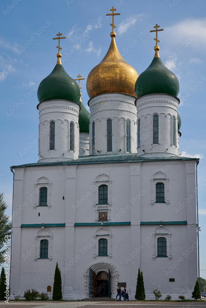 Russia. Kolomna town. Cathedral Square. Assumption Cathedral