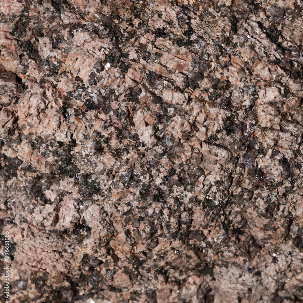 Natural granite stone surface, square background Natural granite stone surface, square background