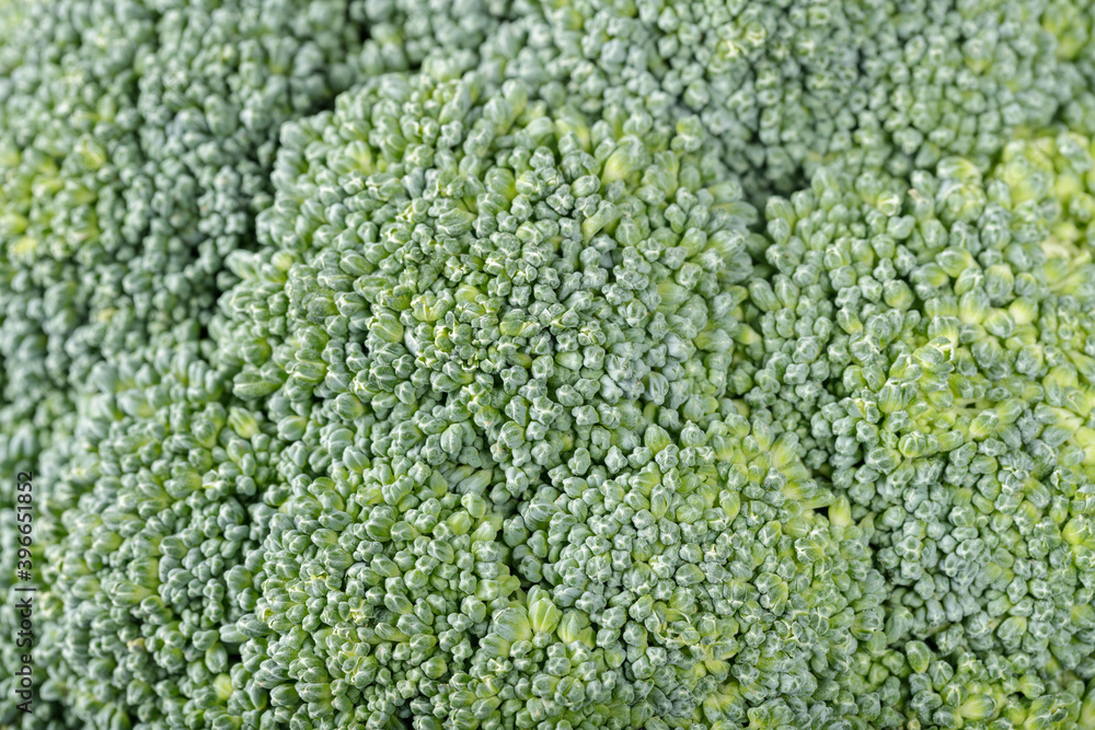 Green broccoli cabbage texture closeup Green broccoli cabbage texture closeup