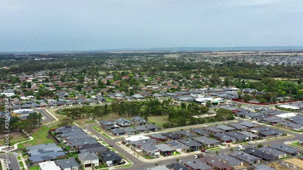 AERIAL Town Of Lara, Australia Near The Coast Of Port Phillip Bay AERIAL Town Of Lara, Australia Near The Coast Of Port Phillip Bay