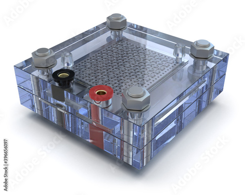 Fotografie Hydrogen fuel cell