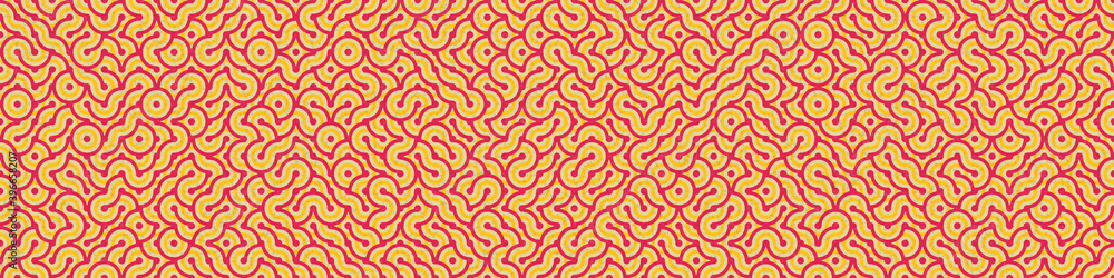 Abstract Geometric Pattern generative computational art illustration