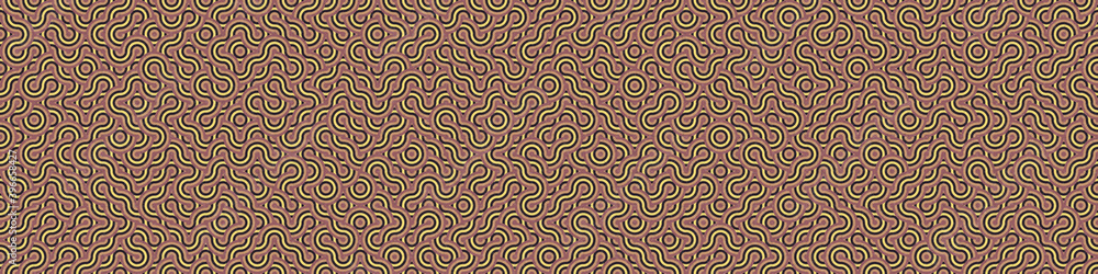 Abstract Geometric Pattern generative computational art illustration