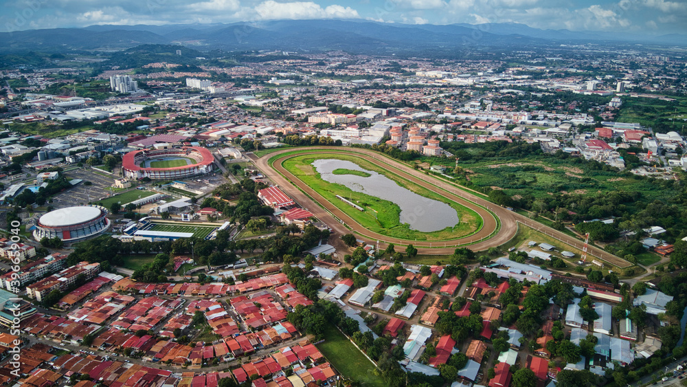 Obraz premium HIPODROMO PRESIDENTE REMO, PANAMA PANAMA, HIPICA HIPICA