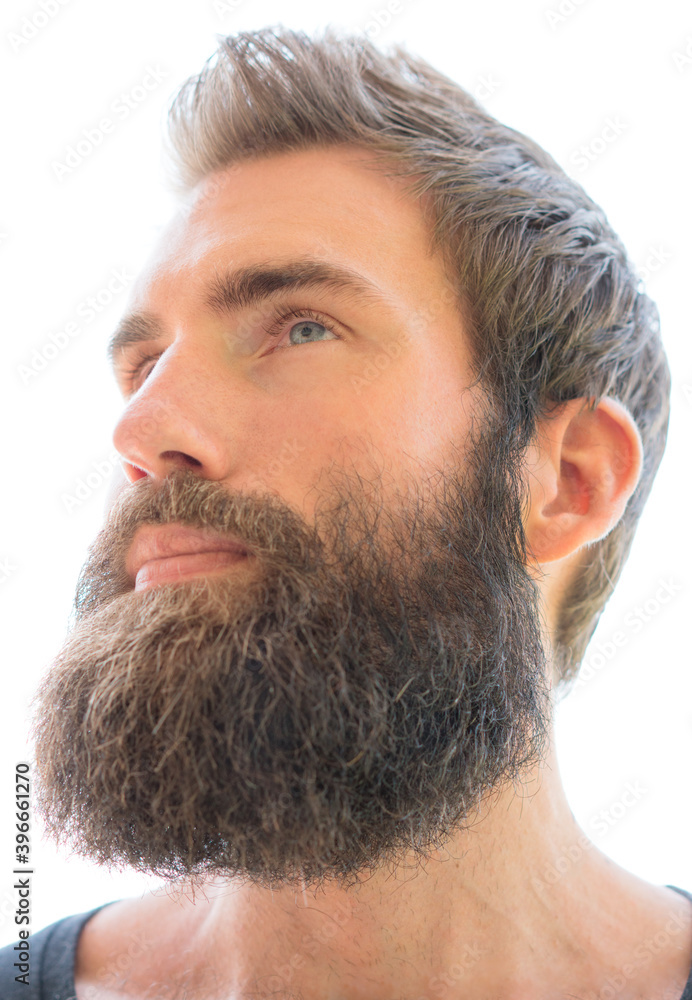 Obraz premium A portrait on white background